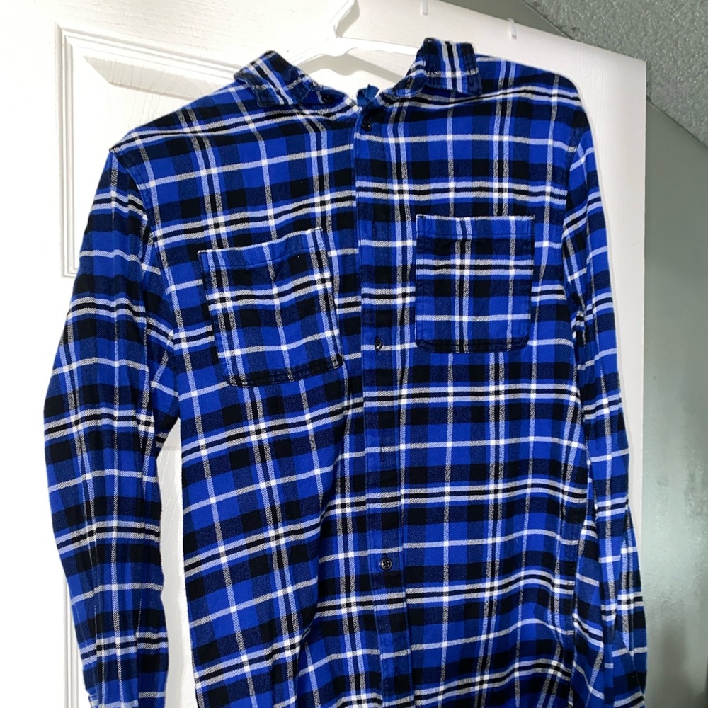 Blue flannel